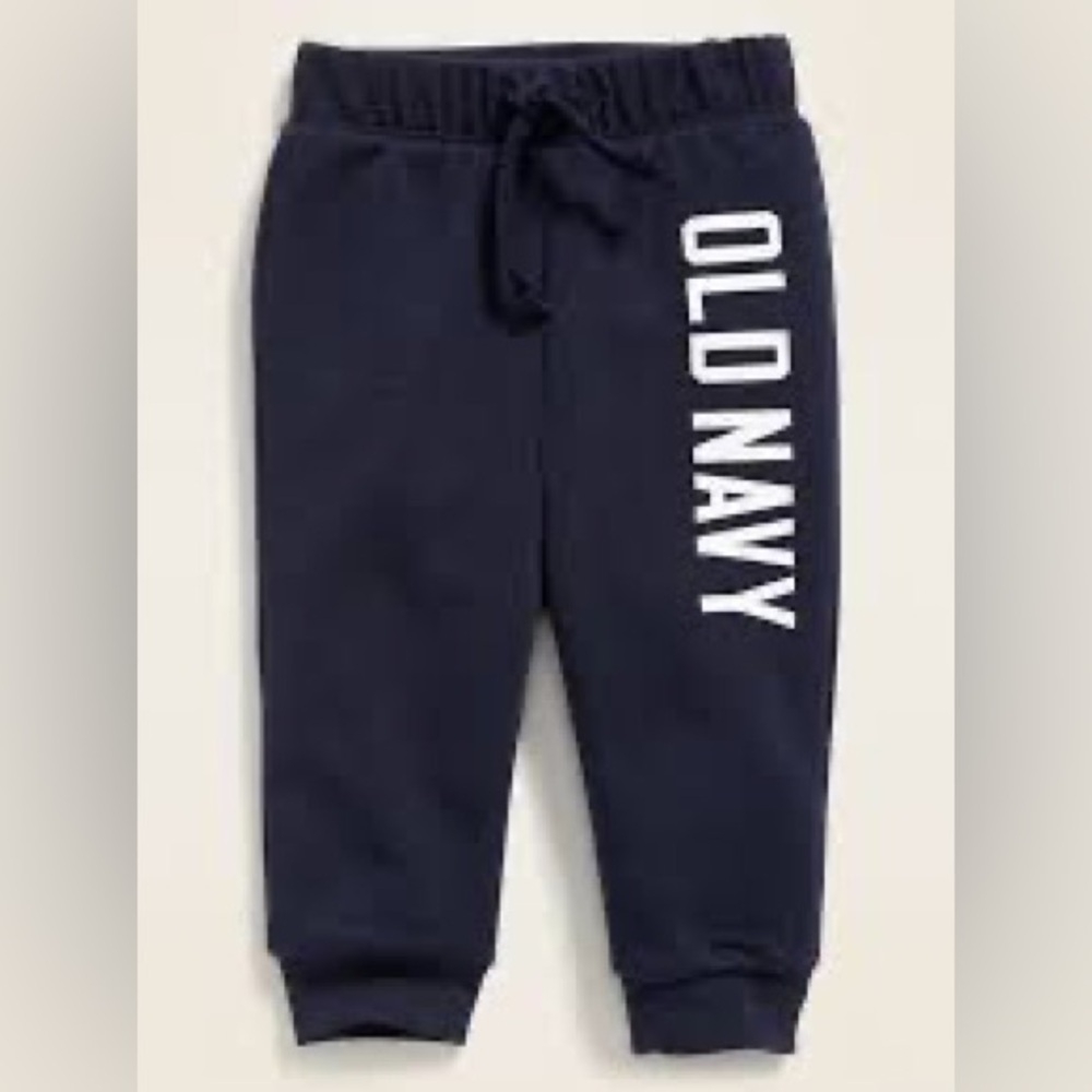 Old Navy Logo-Graphic Jogger Sweatpants for Baby 3-6 Months